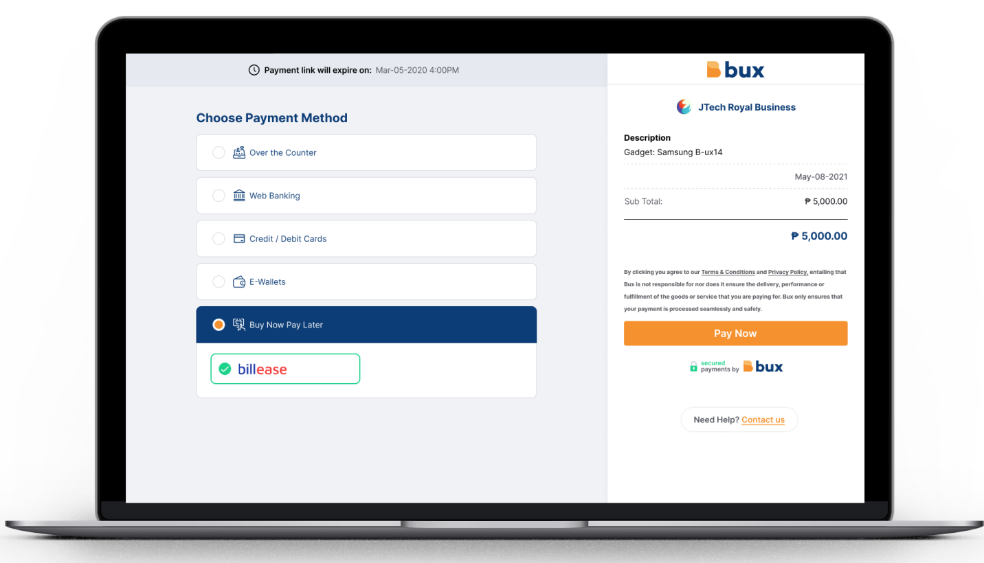 bux-flexible-installment-card-payments